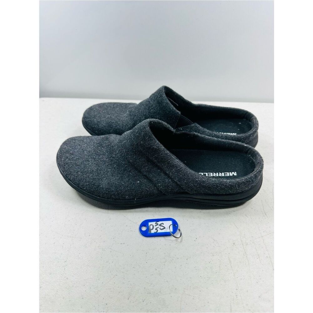 Merrell Dassie Stitch Slide Wool Womens szie 10 Grey Wool Slip On Clogs Shoes
